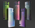Clavier mécanique filaire de correspondance couleur punk
