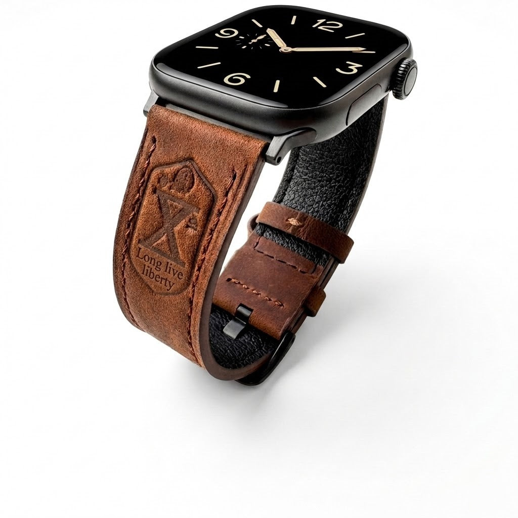 Vintage Crazy Horse Bracelet de montre en cuir
