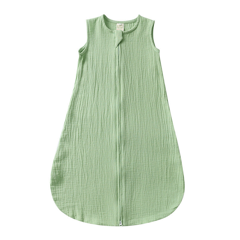 Sac de couchage bébé Linge de coton Style Veste de couleur solide