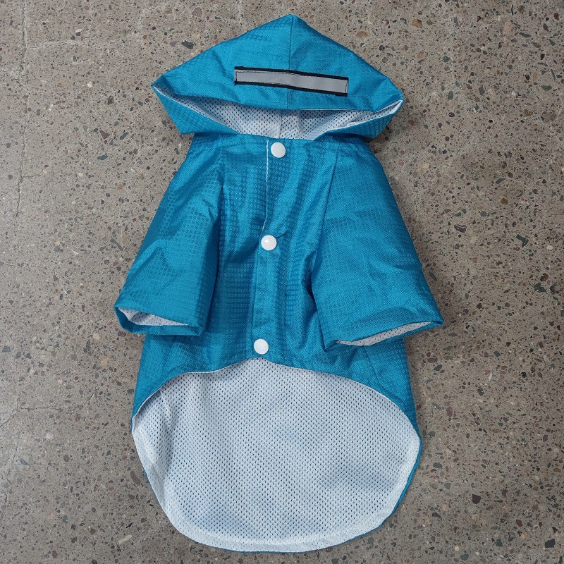 Manteau de pluie pour chien réflecteur imperméable imperméable à la neige pour petits chats chiots imperméable animaux de compagnie S