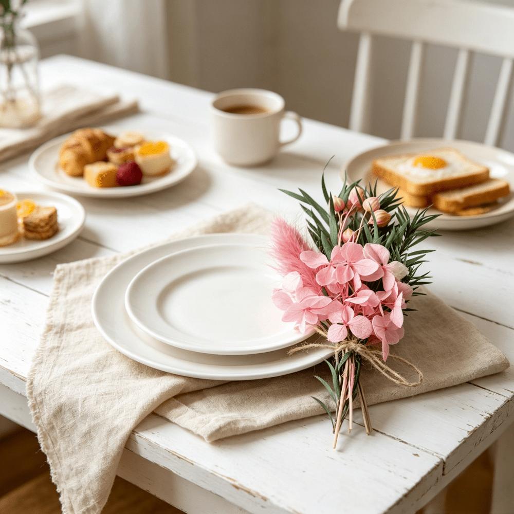 6 Mini Bouquets de fleurs séchées