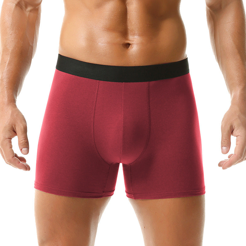 Slip de boxer en coton respirant pour hommes Plus Taille Intimates tout-saison