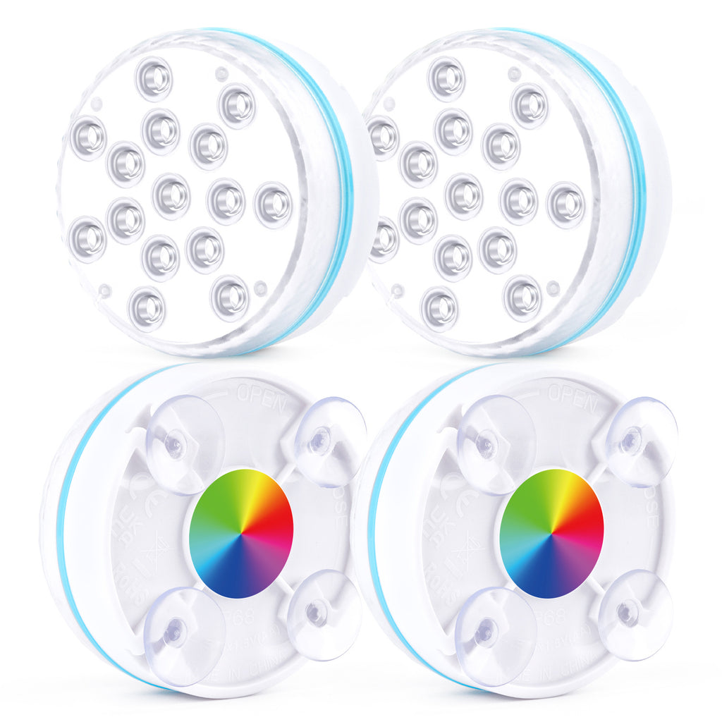 13 LED lumière submersible pour piscine Fontaine de jardin salle de bains IP68 imperméable