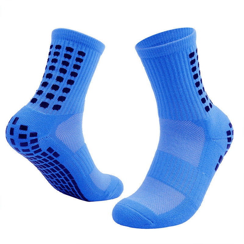Chaussettes de basketball respirante Studs en caoutchouc antidérapant Sole