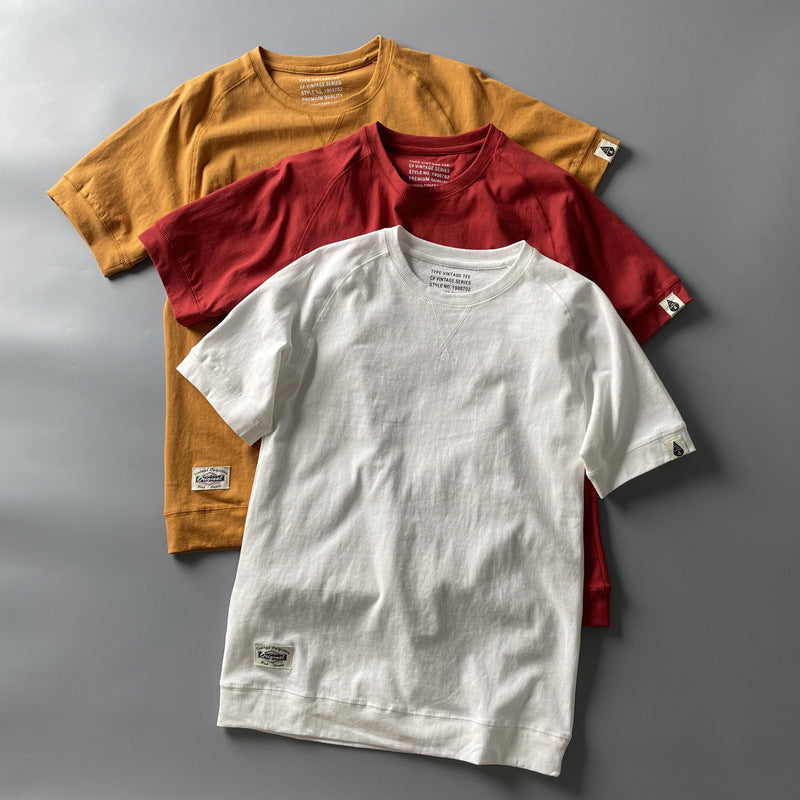 T-shirt à manches courtes pour hommes Retro