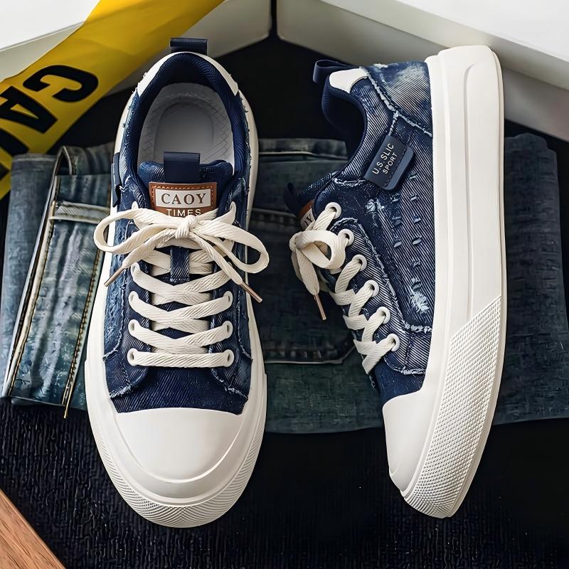 Chaussures de Patinage en Toile Bas-Top pour Homme