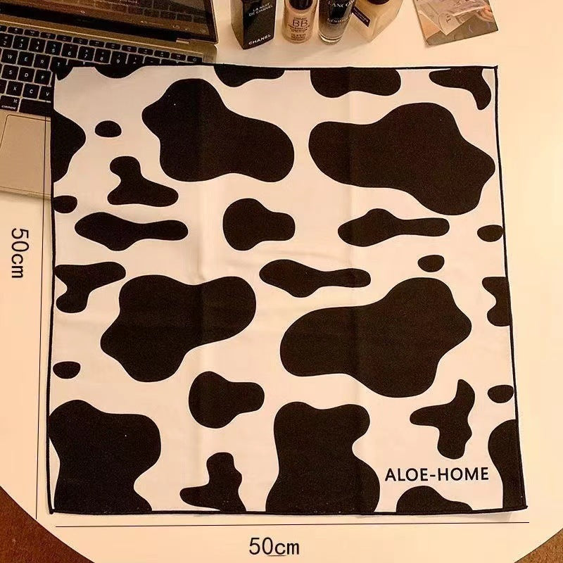 Simple Cartoon Imprimé Cat Cloth Sac cosmétique