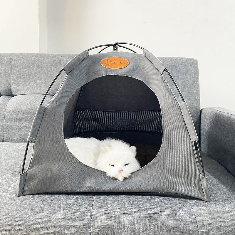 Tente en toile extérieure pliable pour chat