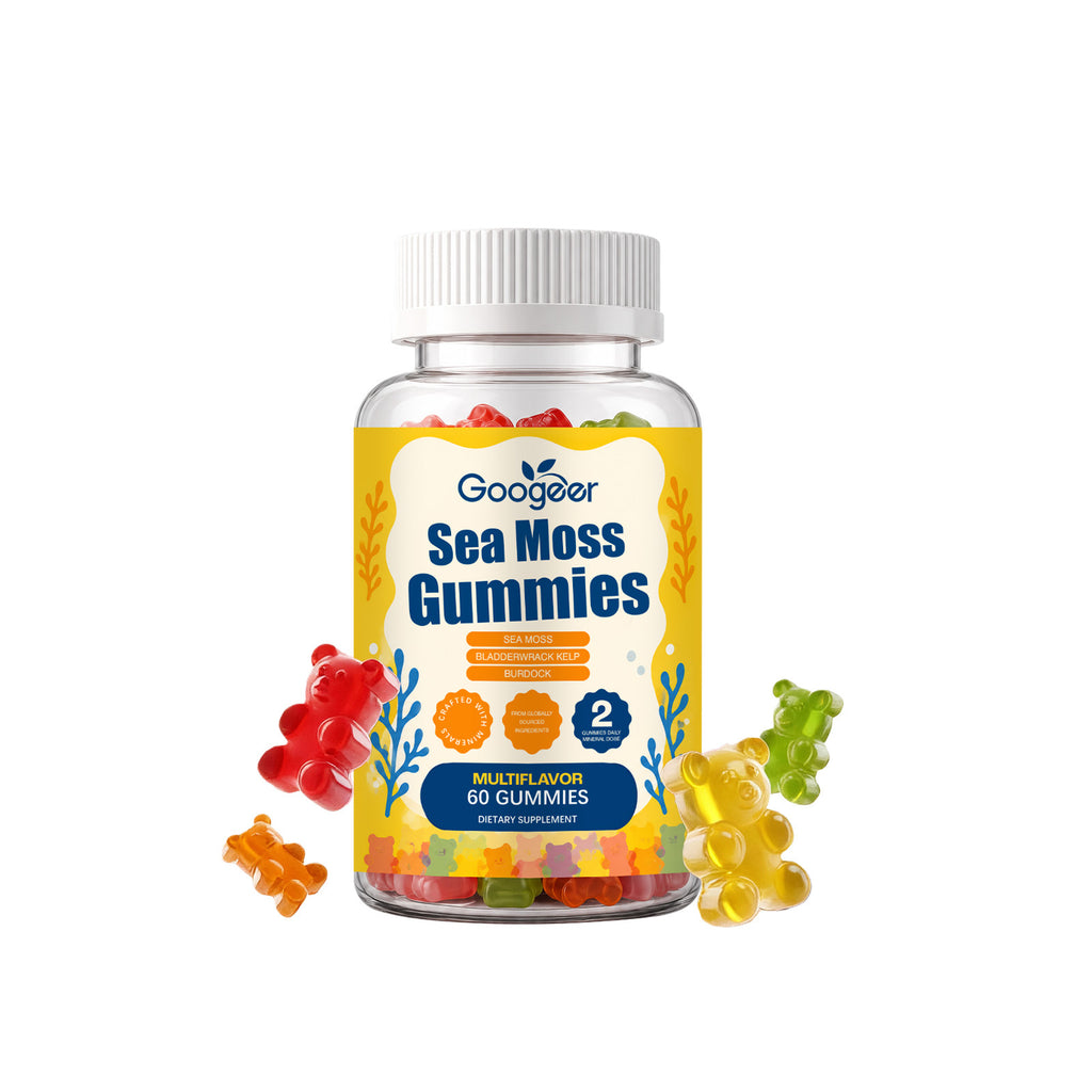 Gommies aromatisées d'algues marines-nutrientes