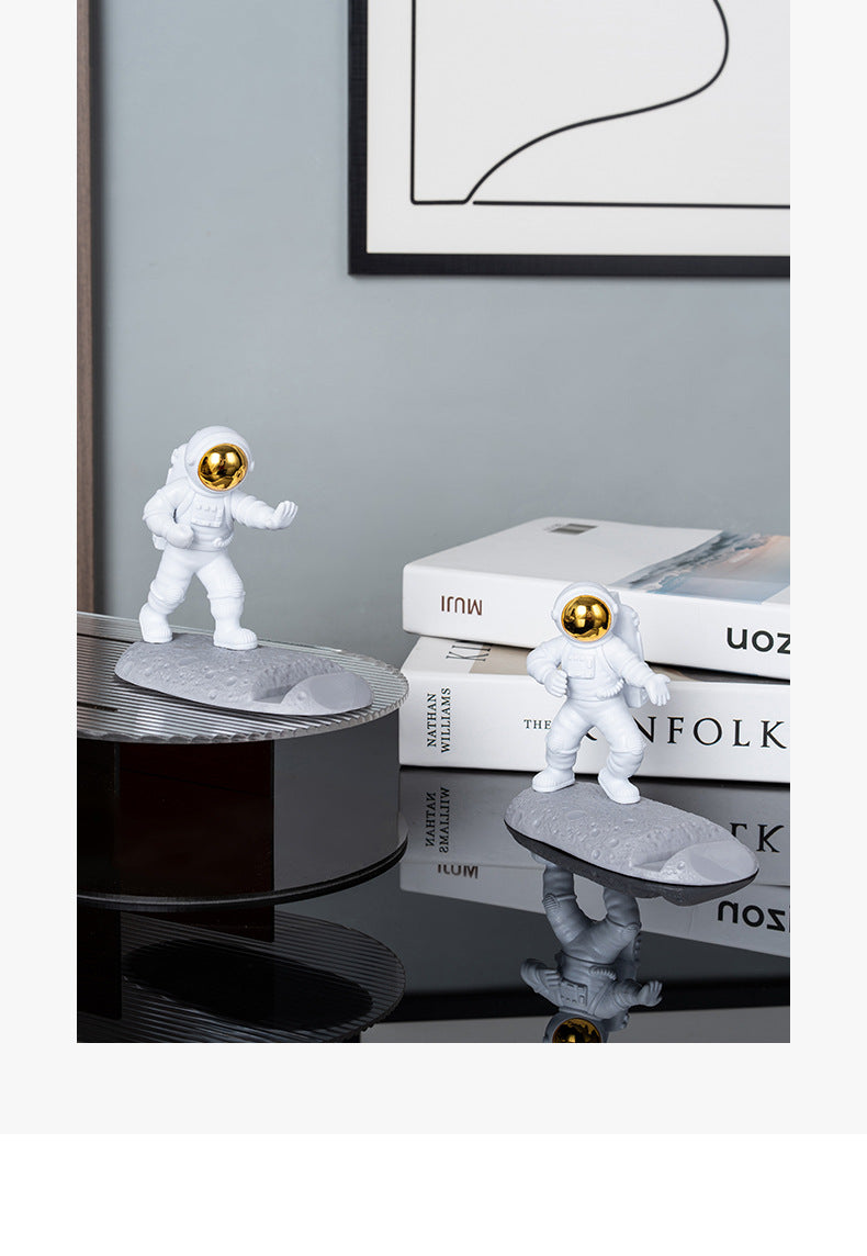 Astronaute Décoration Spaceman Support de téléphone portable Lazy Binge-watching Tool
