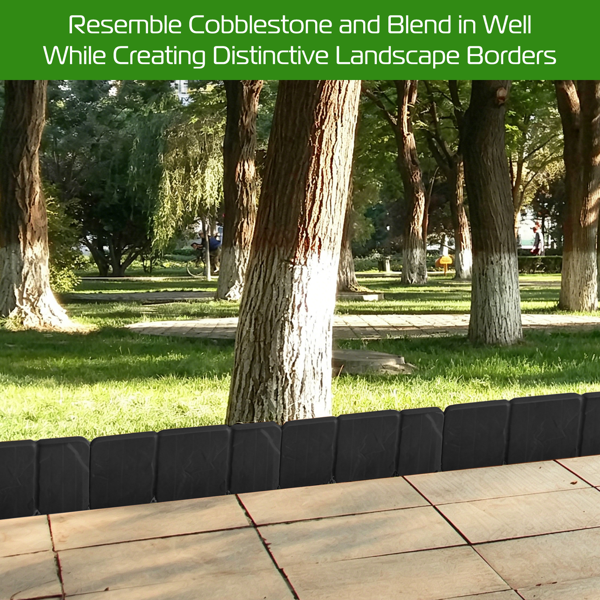 Edging de pelouse en plastique