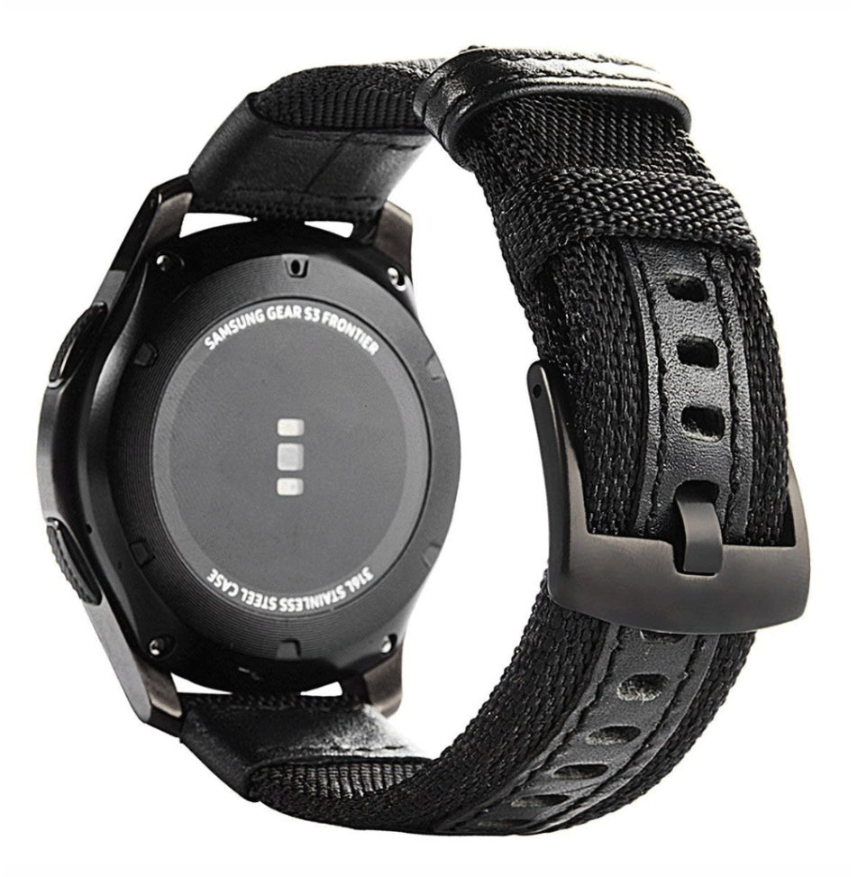 Bracelet de montre réglable en nylon tissé