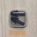 Ecouteurs anti-bruit en silicone-Box noir-1 paire