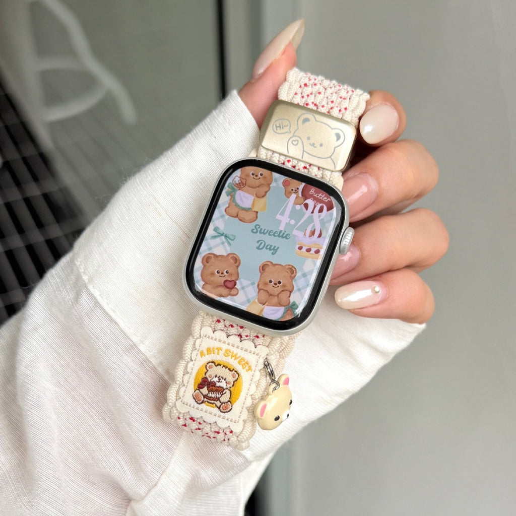 Bracelet de montre magnétique mode petit ours Charm
