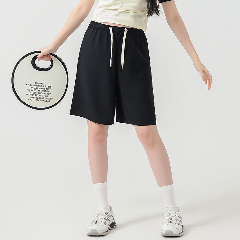 Le short des femmes enceintes Cropped L'été des femmes hors de portée mince haute taille large jambe