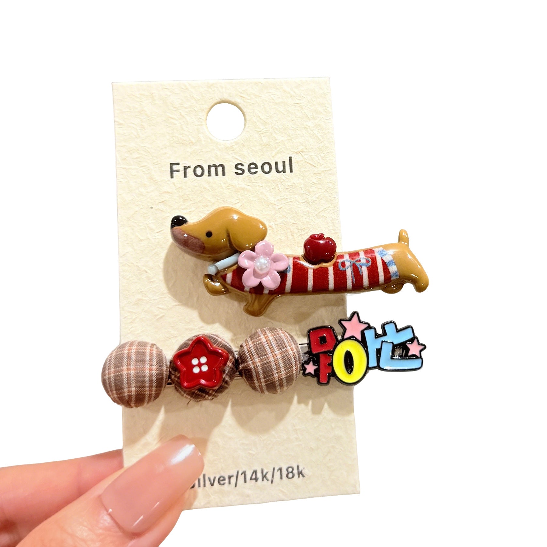 Cartoon Dachshund Clip pour les femmes