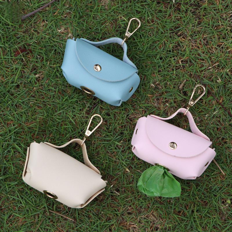 Porte-bags de déchets de chien de couleur solide