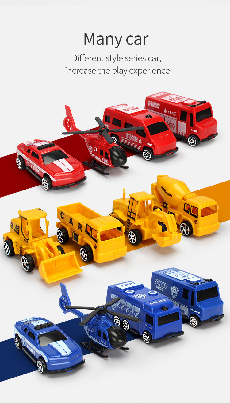 Jouets coulissants de voiture de piste pour enfants