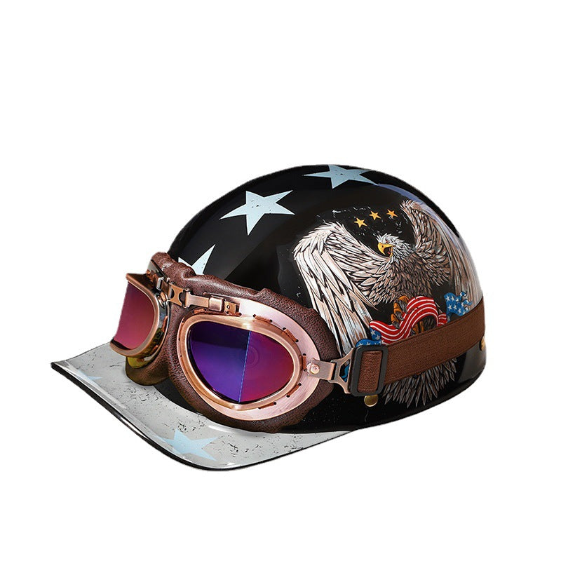 Casque de moto Retro Casque de baseball
