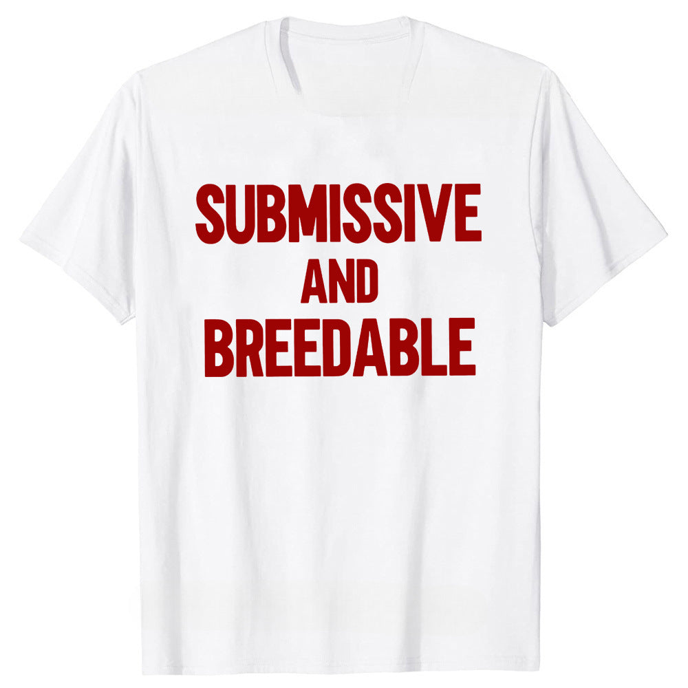 Obédient et reproductible T-shirt drôle Humour pur coton neutre