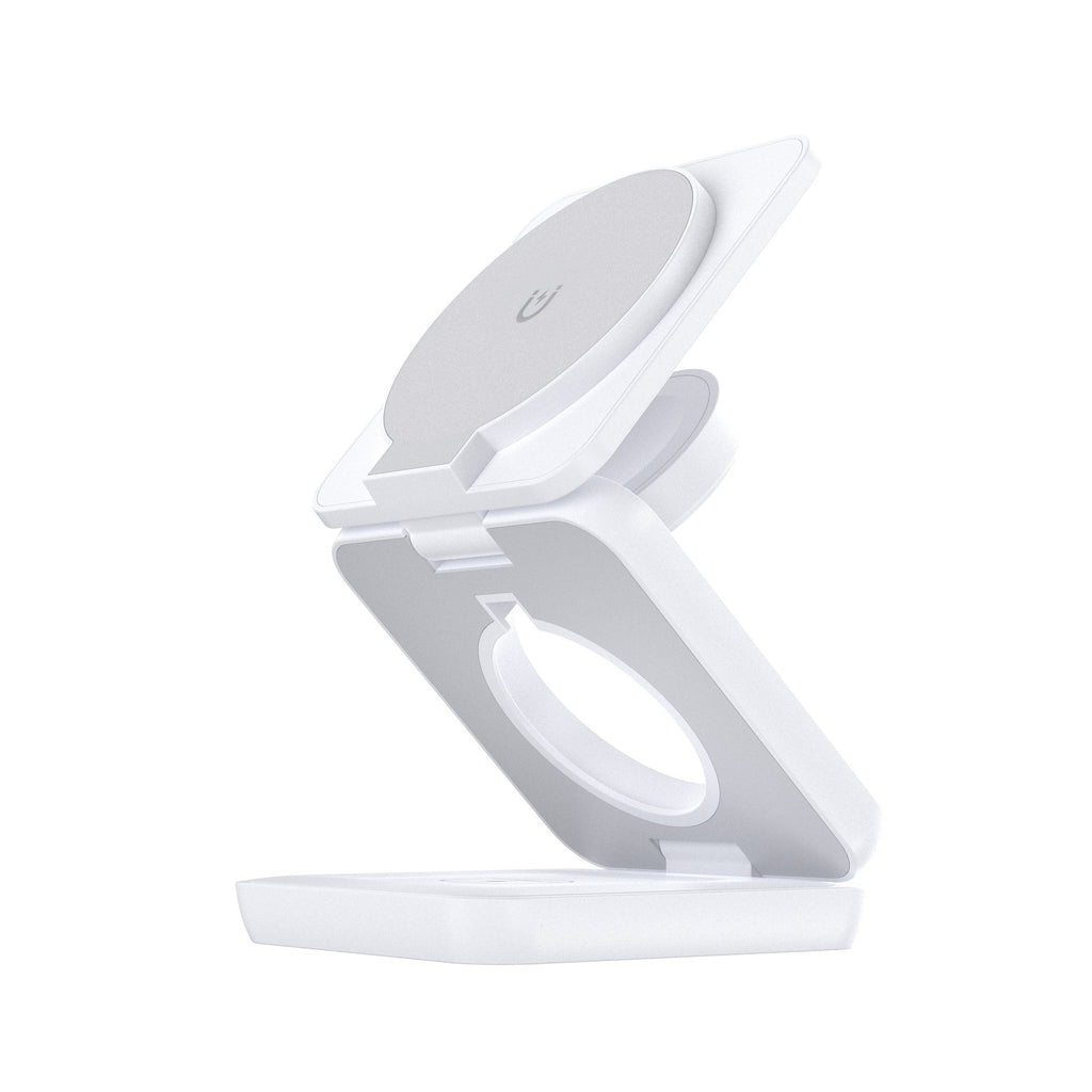 Support de téléphone mobile chargeur magnétique pliable