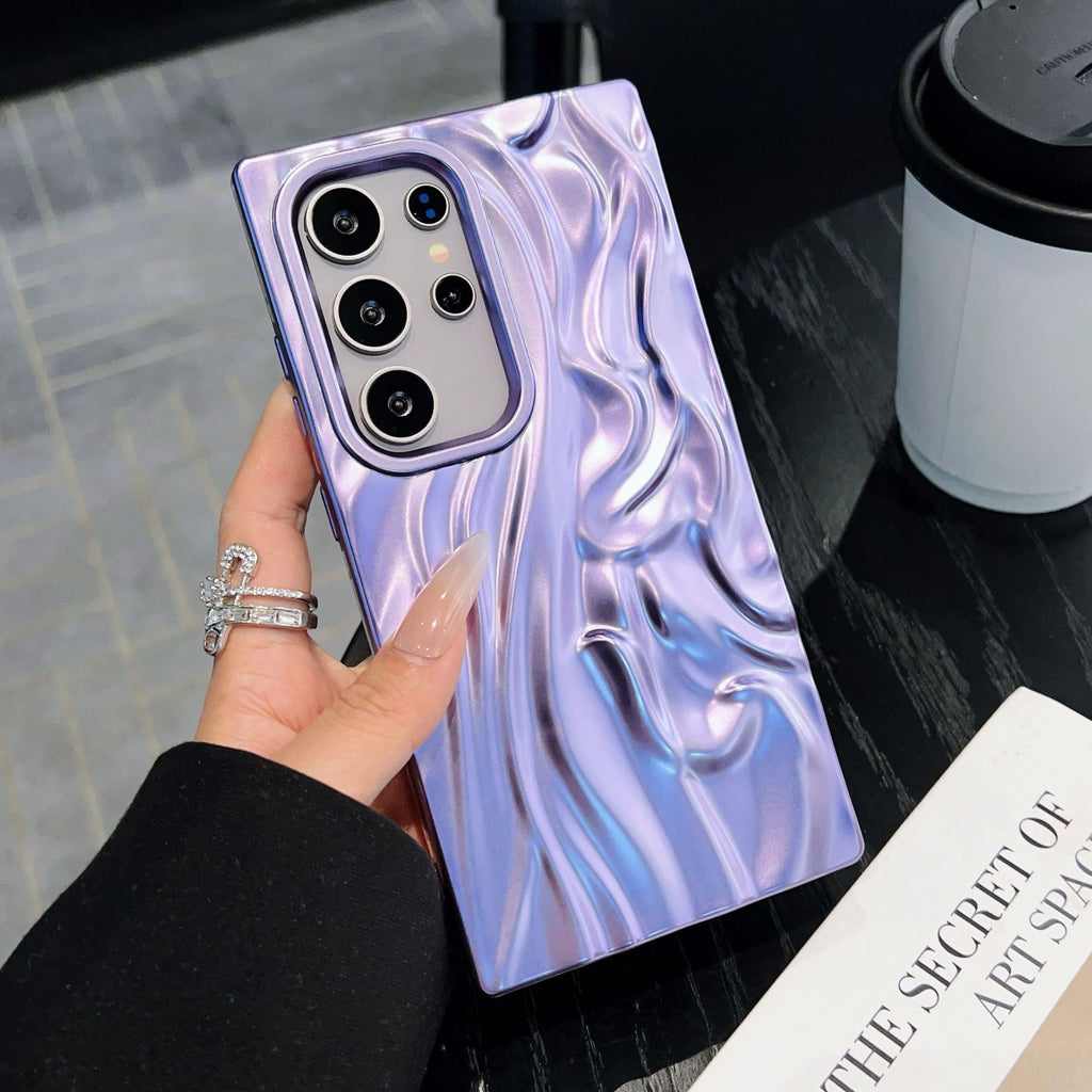 Étui de téléphone à électroplaquage en trois dimensions
