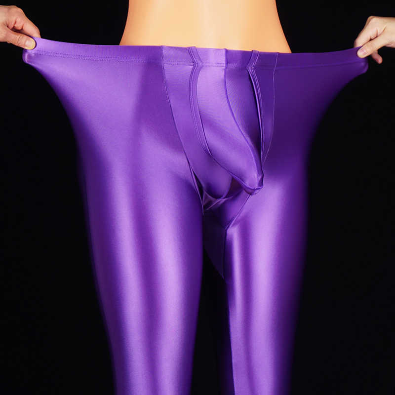 Shiny Sexy Leggings hommes Slim Fit Free Plus Taille