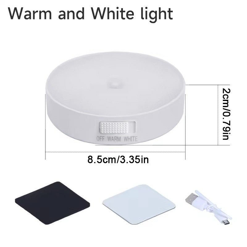 Capteur lumière LED Motion PIR USB rechargeable Armoire portable lampe de nuit