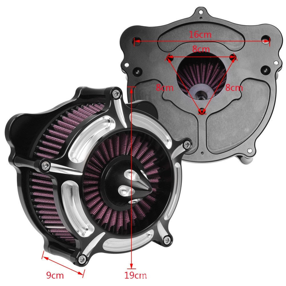 Accessoires de modification de moto Harley Grand filtre à air