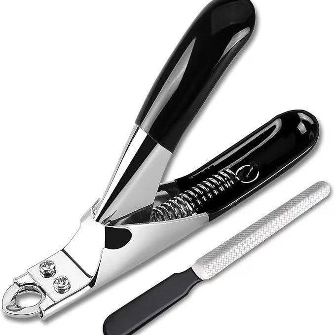 Cutter d'ongle de chien Type U Word False Conseils Professionnels Clippers de ongles Cutters droit Edge Ma