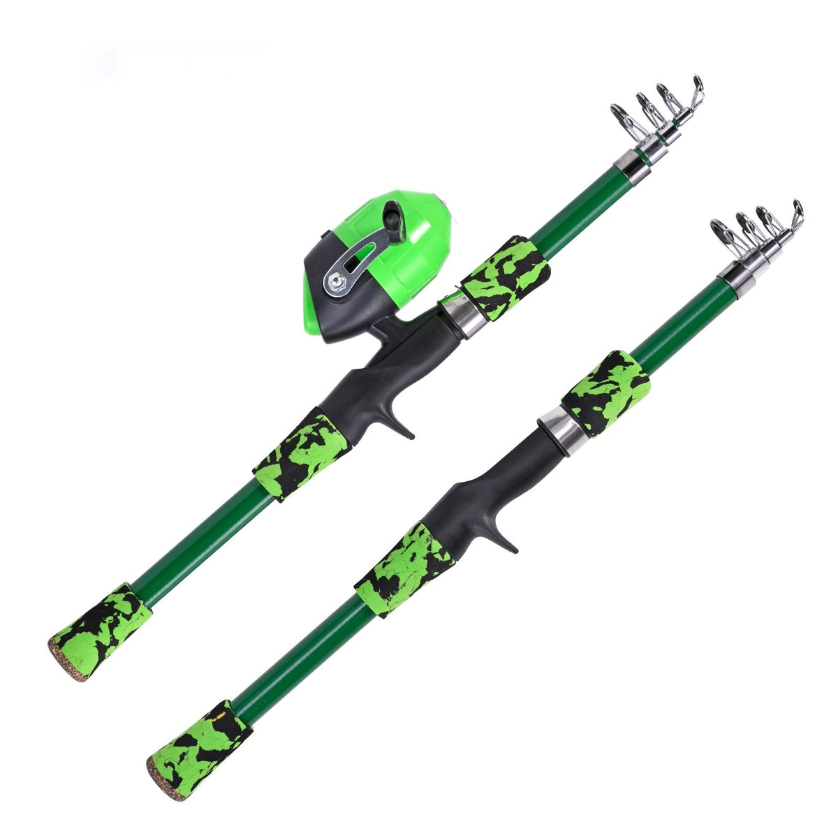 Gun-Type Telescopic Section Lure Fishing Rod for Children Fishing Rod Fishing Equipment