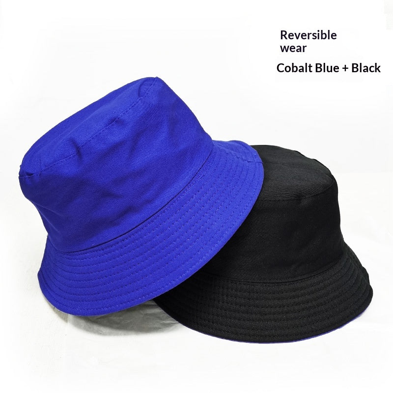 En stock Chapeau de pêcheur double face avec impression en option ou broderie