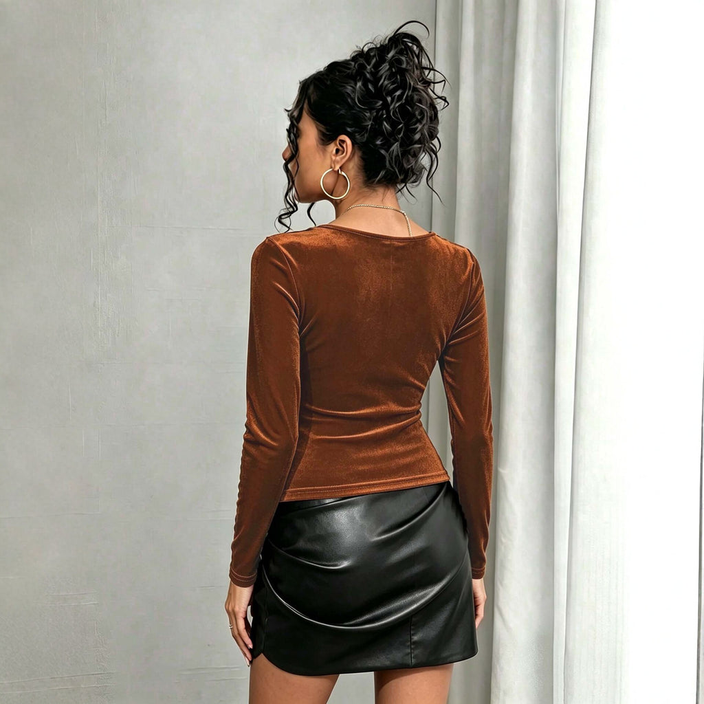 Women's Slimming Vintage Chic Base Shirt