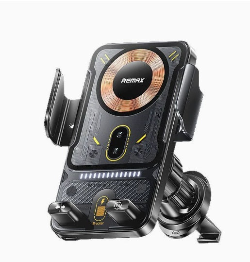 Support de téléphone de voiture avec chargeur magnétique sans fil prend en charge la charge rapide