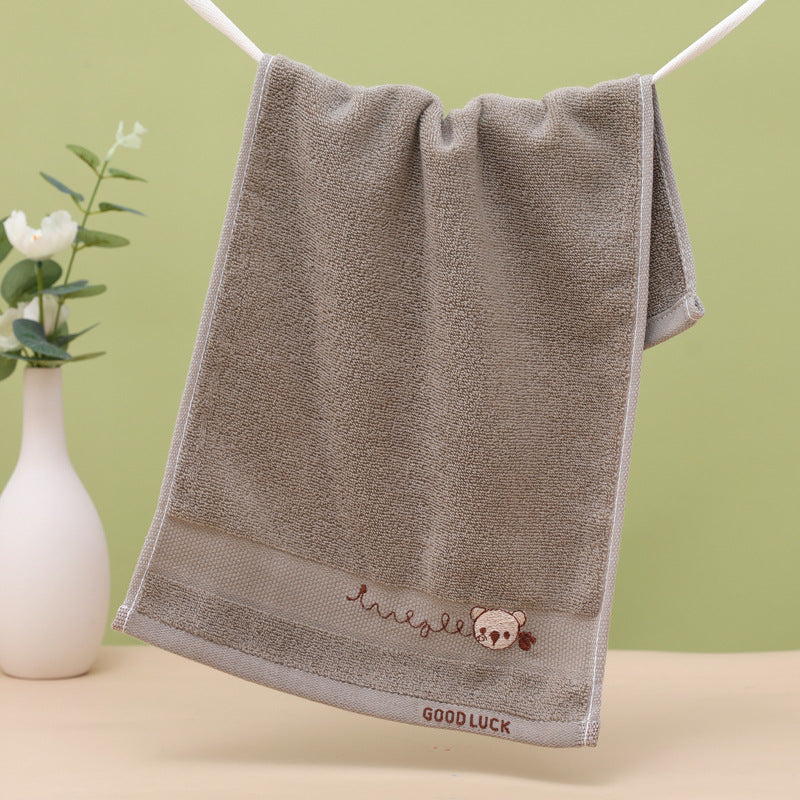 Enfants Mignon coton Lavabo absorbant de couleur unie