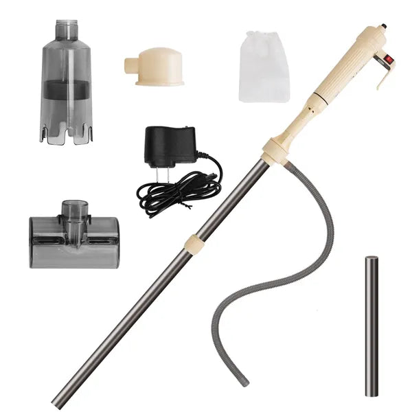 Kit de nettoyage de gravier électrique multifonctionnel Longueur réglable réservoir de poisson automatique