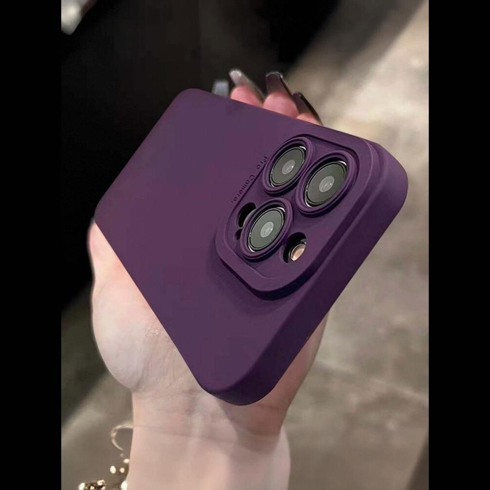 Silicone liquide pour téléphone violet foncé
