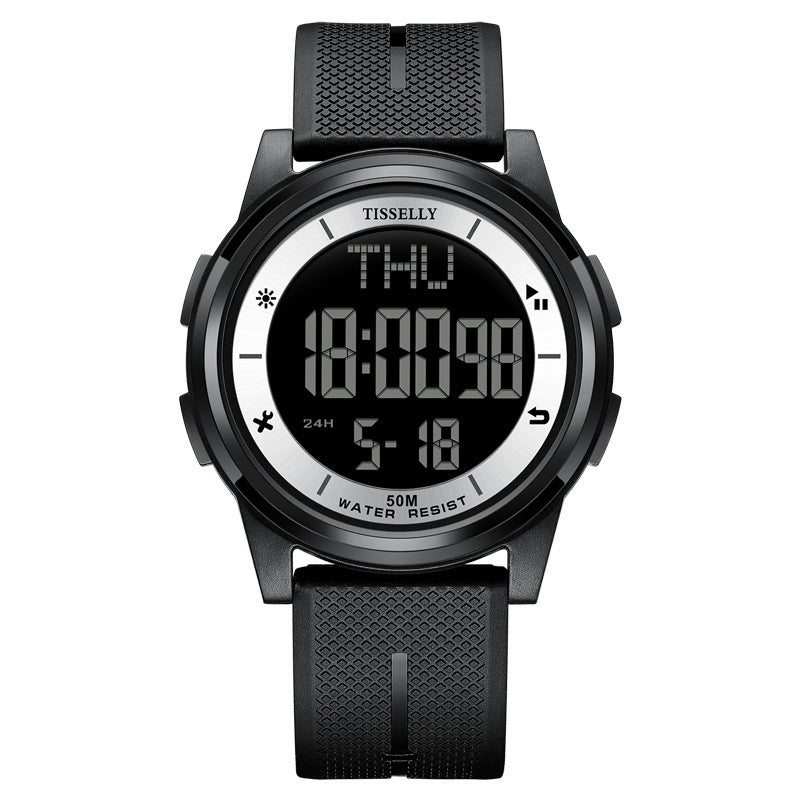 Simple Luminous Waterproof Montre électronique multifonctionnelle