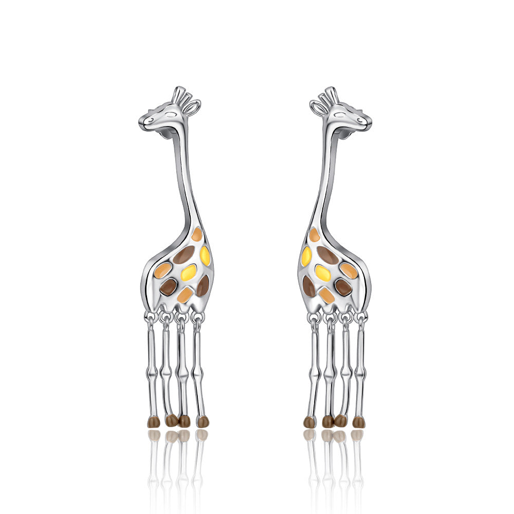 Boucles d'oreilles personnalisées en cuivre blanc plaqué avec argent épais