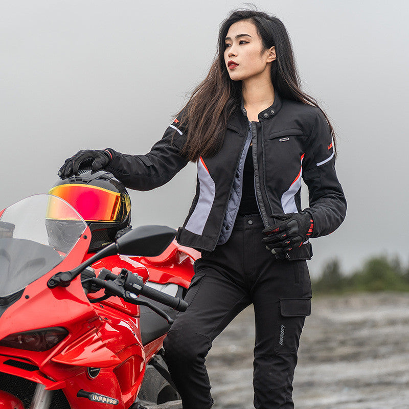 Vêtements de moto imperméables et chauds pour femmes