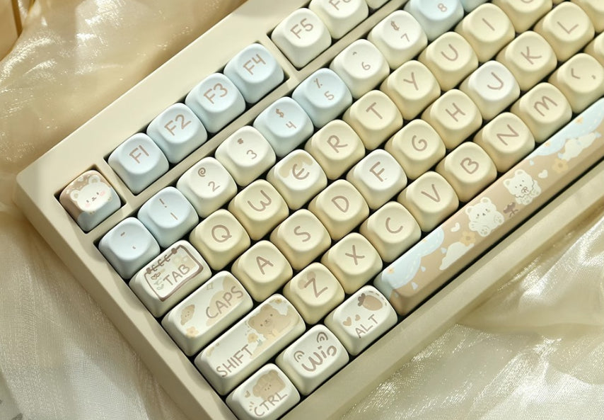 Thé au lait Petit ours Clavier mécanique