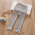 Pantalon à couche unique en hiver épais doublé de polaire pour filles