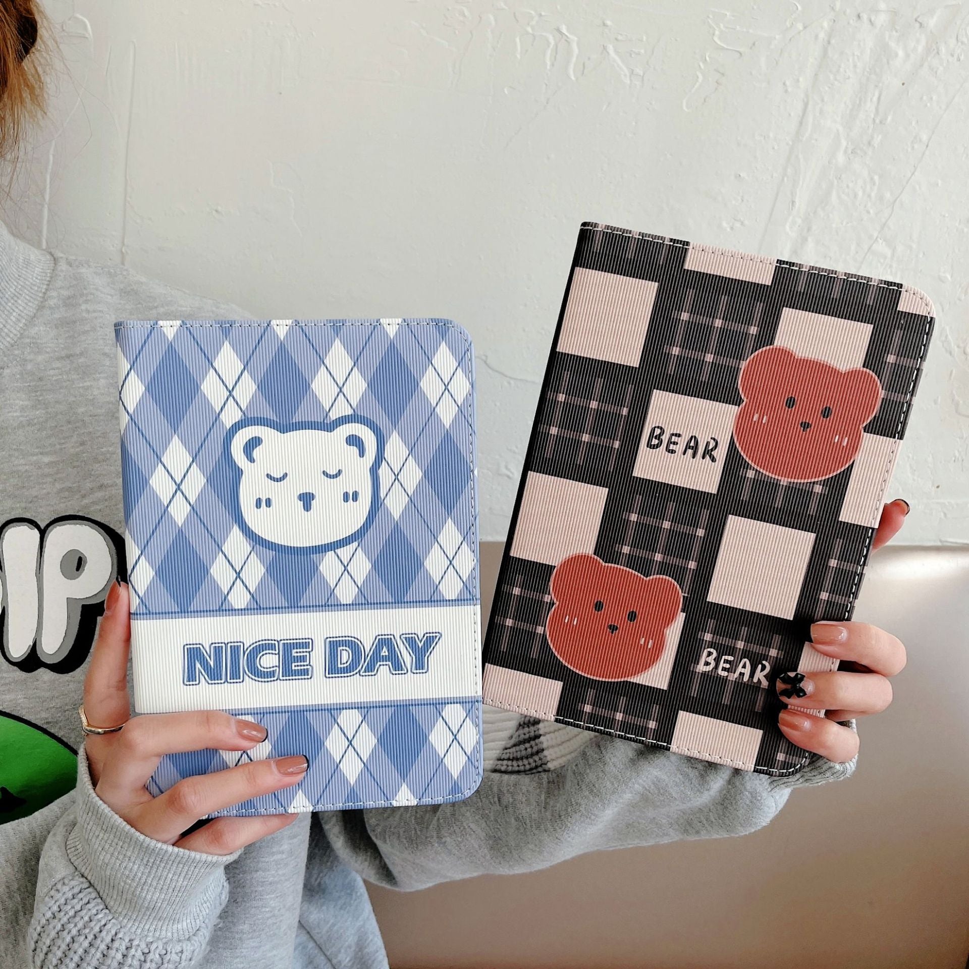 Couverture de protection de dessin animé Coffret plat mignon