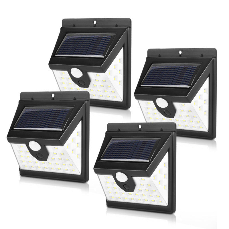 Lampe murale solaire extérieure minimaliste de ménage