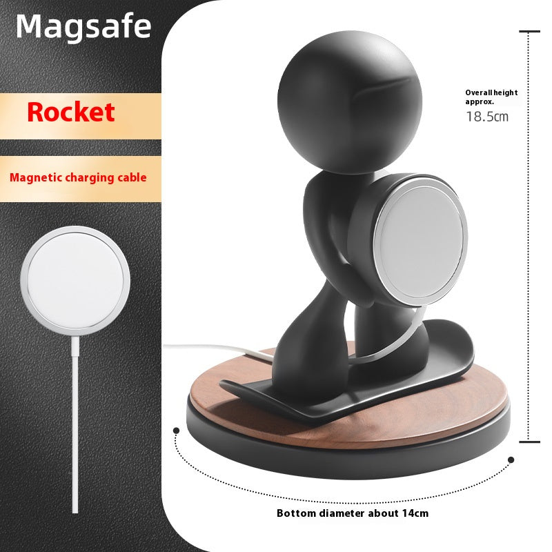 Support de téléphone magnétique Chargeur sans fil ornements