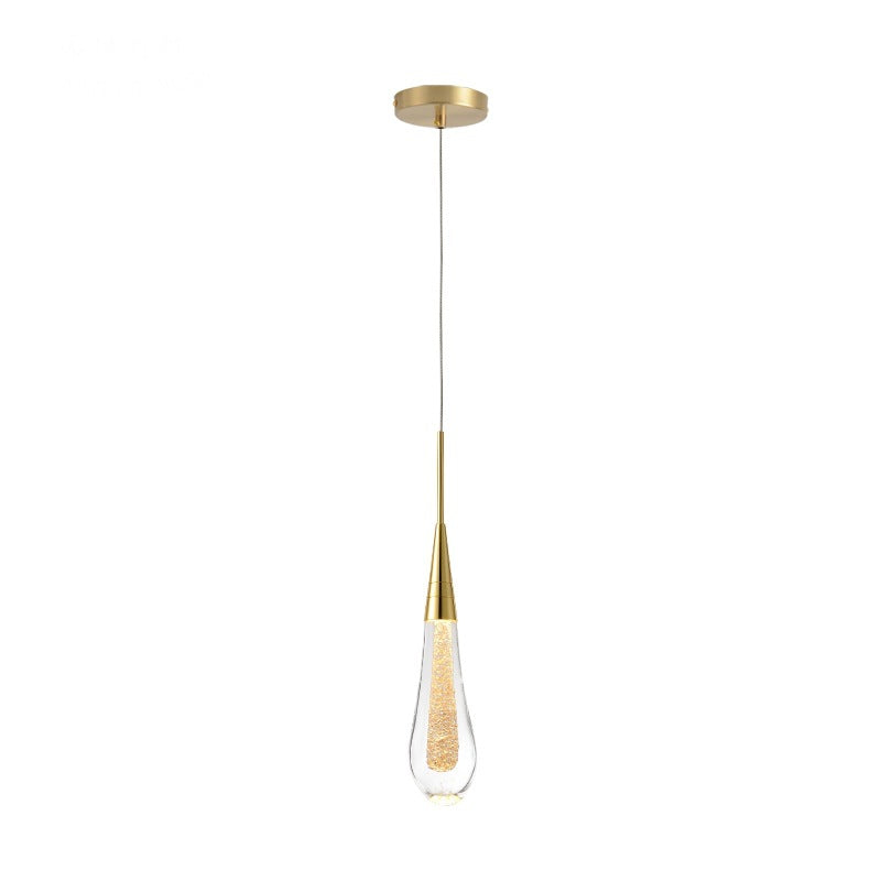 Chambre à coucher créative côté Chandelier Restaurantbar Droplet Pendentif lumière