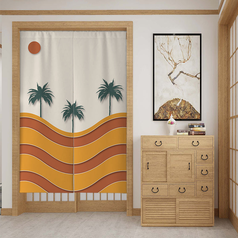 Rideaux de porte en tissu personnalisé