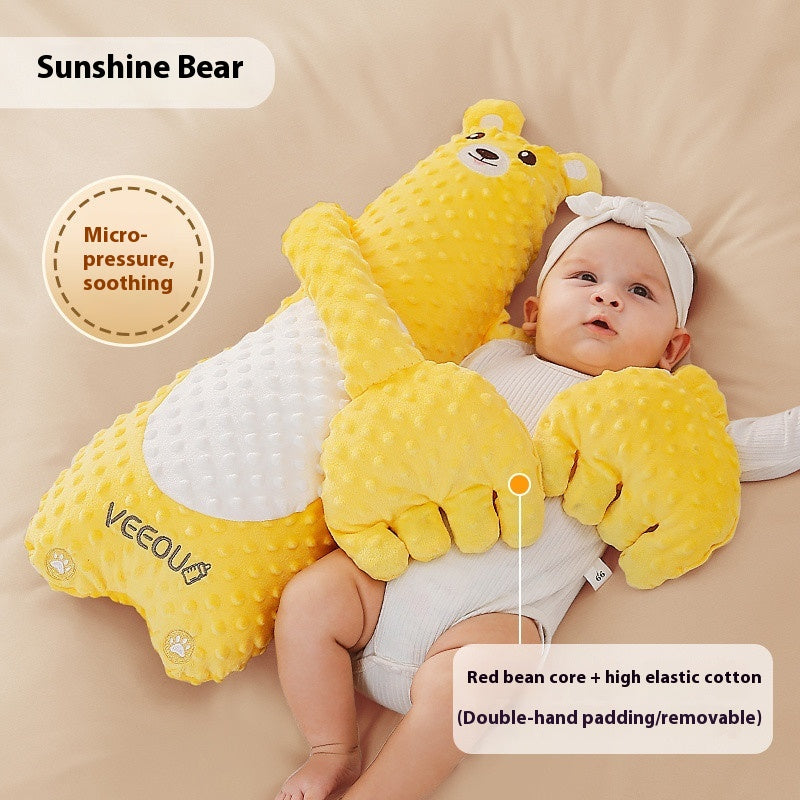 W9Q Wenou BABY HUG Sommeil Apaisant Oreiller Palm Poupée Coax Sommeil Coax Dormant Artéfact Bébé