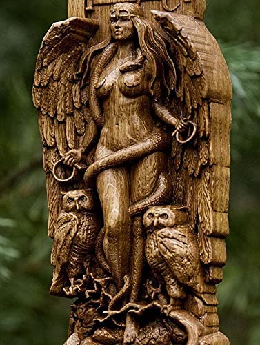 Greek Resin Goddess Statue Pagan Altar Garden Sculpture