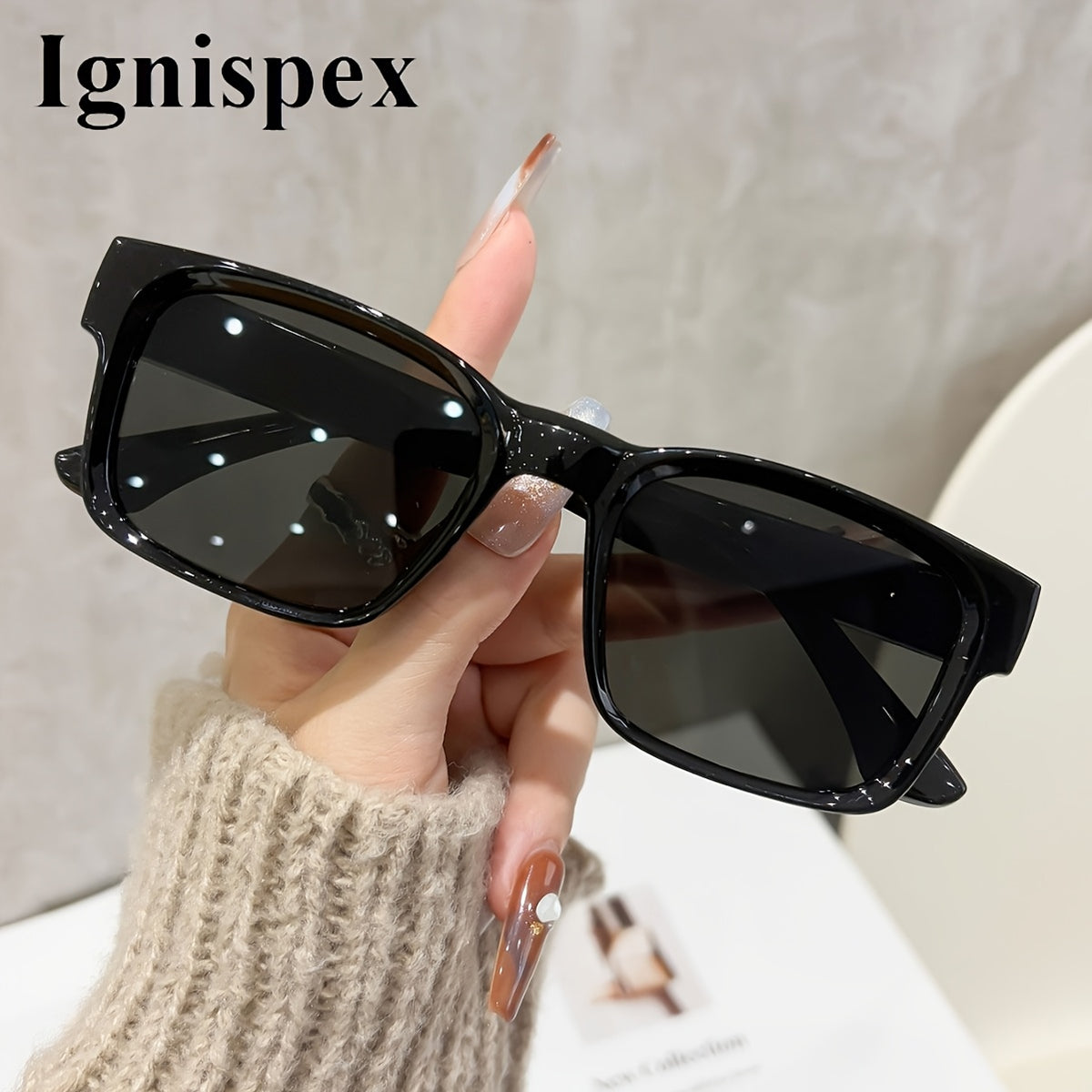 Minimalist Retro Square Shades Lunettes de soleil de mode légère pour toutes les occasions